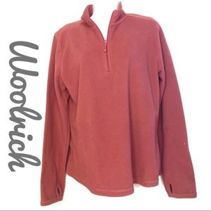 Woolrich Dahlia Quarter Zip Pullover Fleece Size Large
